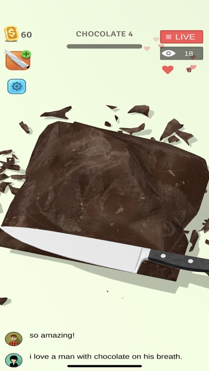 Chocolate Cutting Art