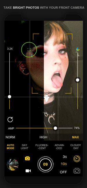 Night Mode Selfie Camera(圖1)-速報App