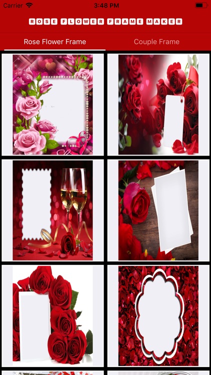 Rose Flower Frame Photo Editor