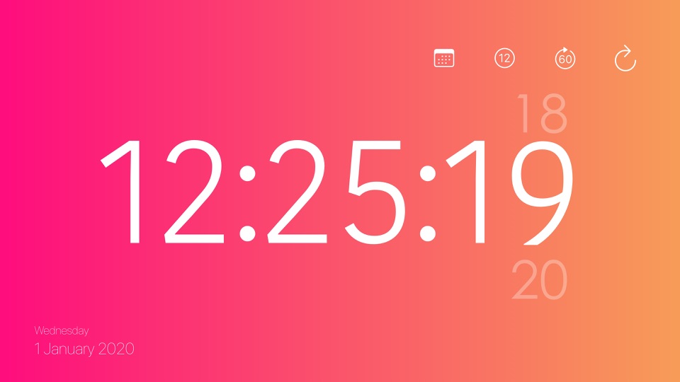 Screenshot #2 for Clock Tv : Watch Time on TV