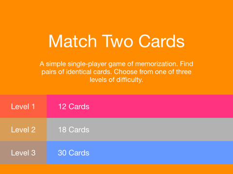 Match Two Cards - náhled