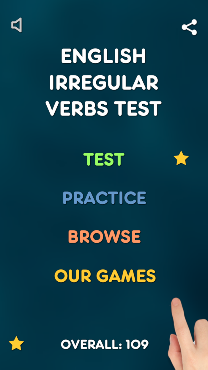 English Irregular Verbs Test