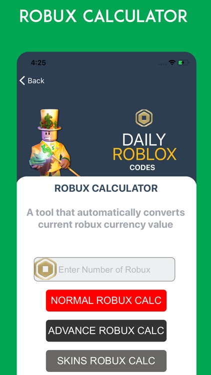 Robux Calc Roblox Codes By Youssef Benakka - daily robux today