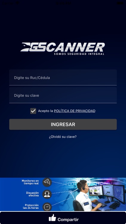 Grupo Scanner - Security App