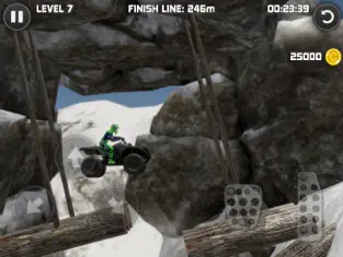 Bike Trials Winter, game for IOS