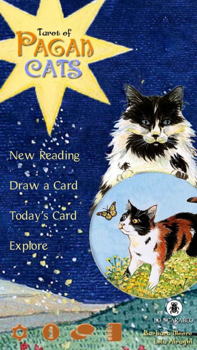 How to cancel & delete Tarot of Pagan Cats from iphone & ipad 1