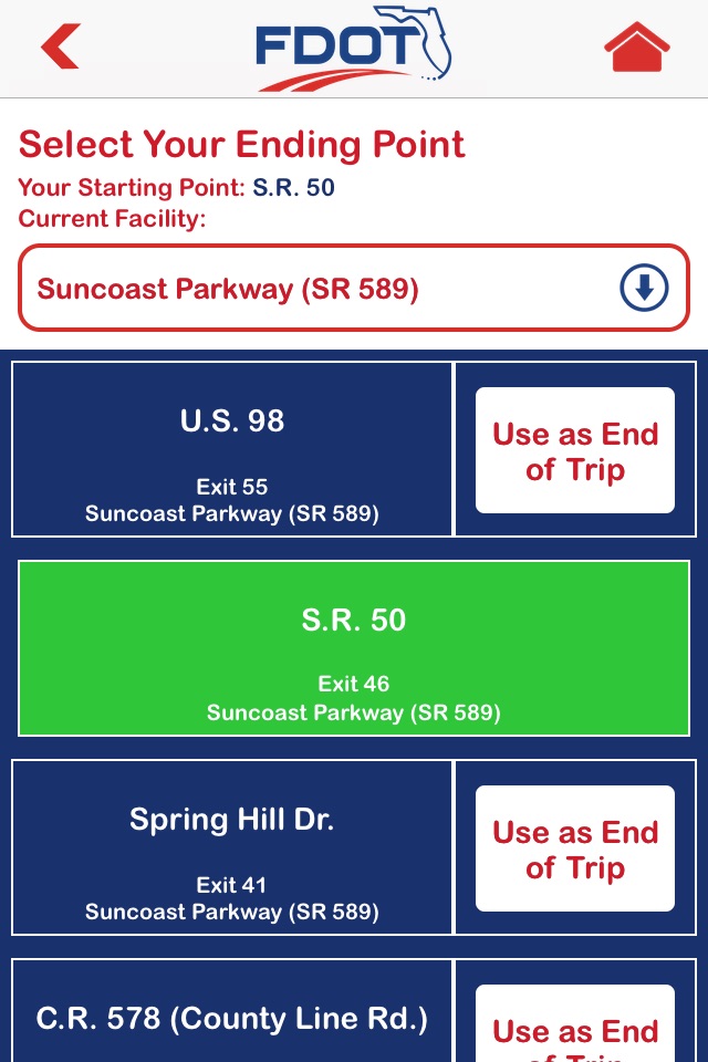 FDOT Toll Calculator screenshot 3