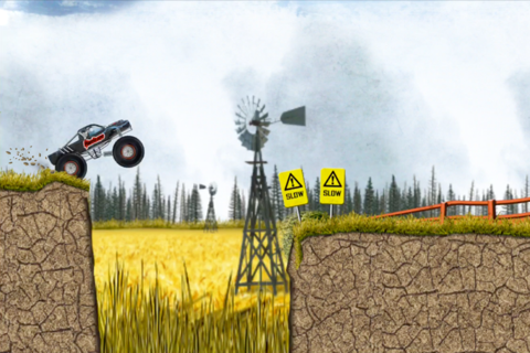 Stickman Downhill Monstertruck - náhled