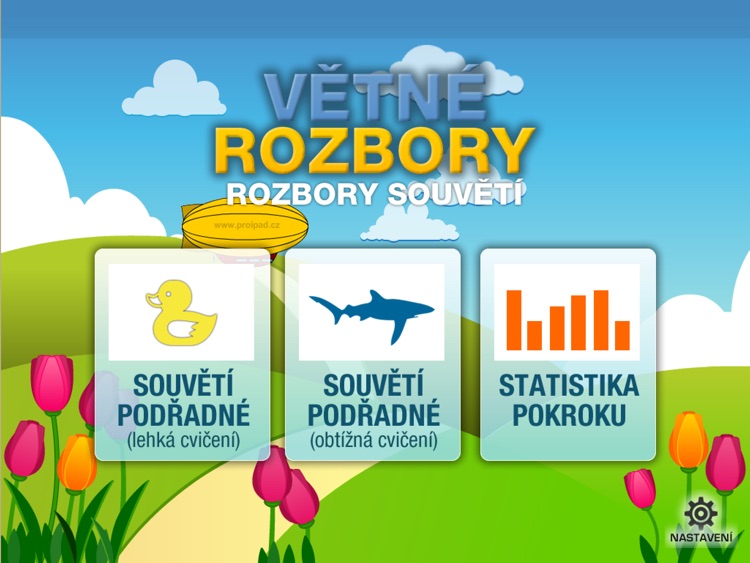 Větné rozbory - Souvětí