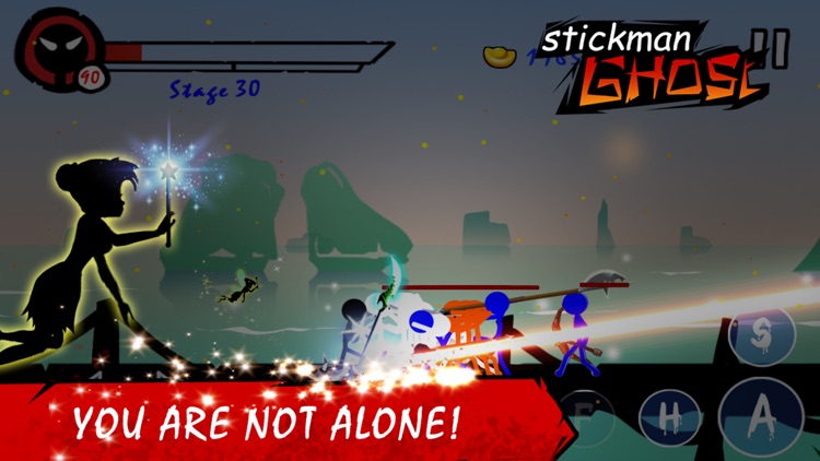 Stickman Ghost Ninja Warrior