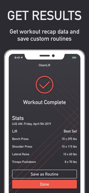 CleanLift - Weight Training(圖4)-速報App