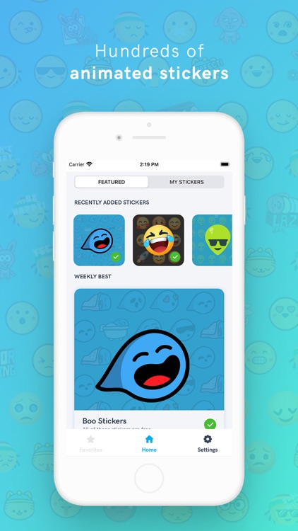 BooStickers - The Sticker App