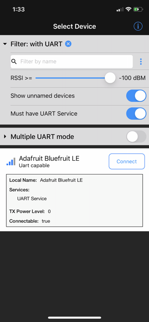 Bluefruit Connect