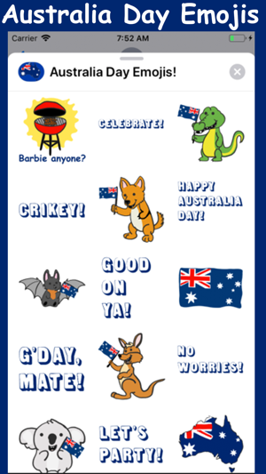 Australia Day Emojis!(圖1)-速報App