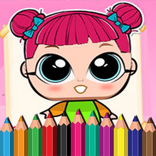 LOL Doll Drawing, Painting & Coloring For Kids and Toddlers_ How to Draw  LOL Doll - YouTube