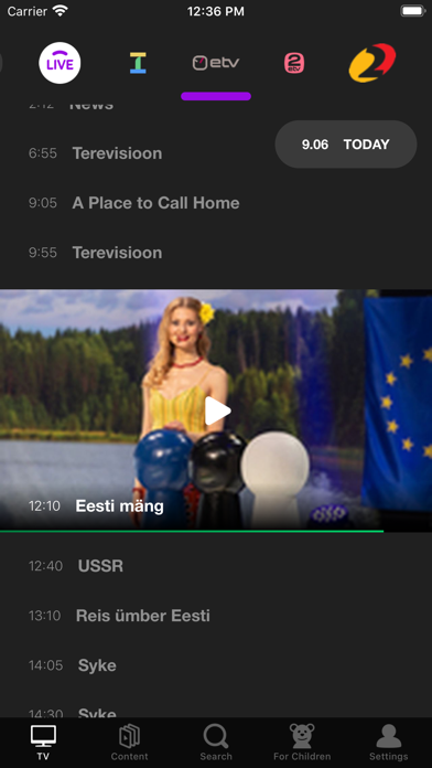 Telia TV Eesti screenshot 2