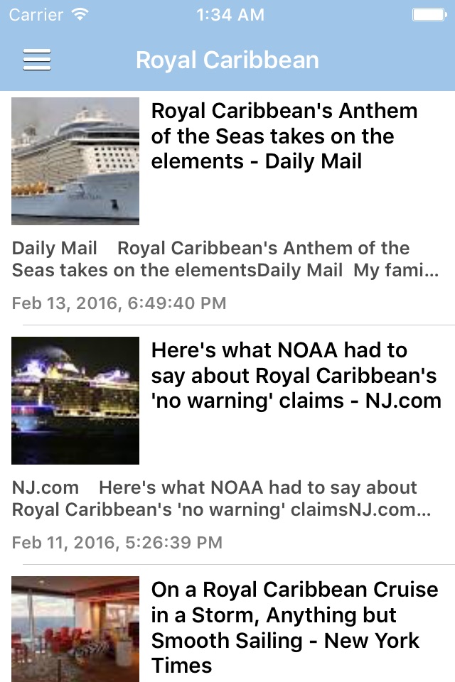 Cruise Ship & Port News screenshot 2