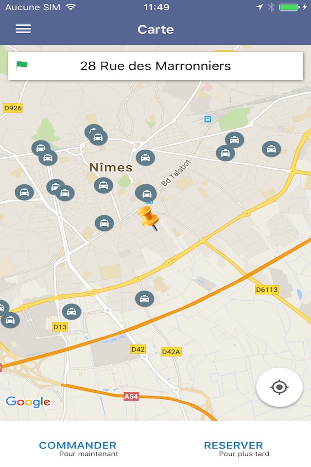 Taxi Nimes screenshot 2