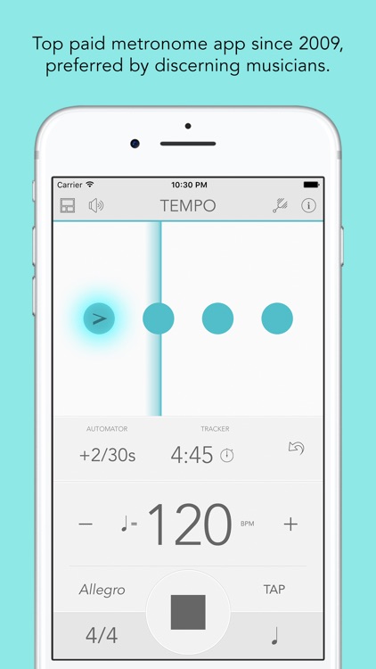 Tempo - Metronome with Setlist screenshot-0