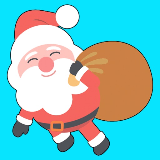 Funny Santa Claus - stickers