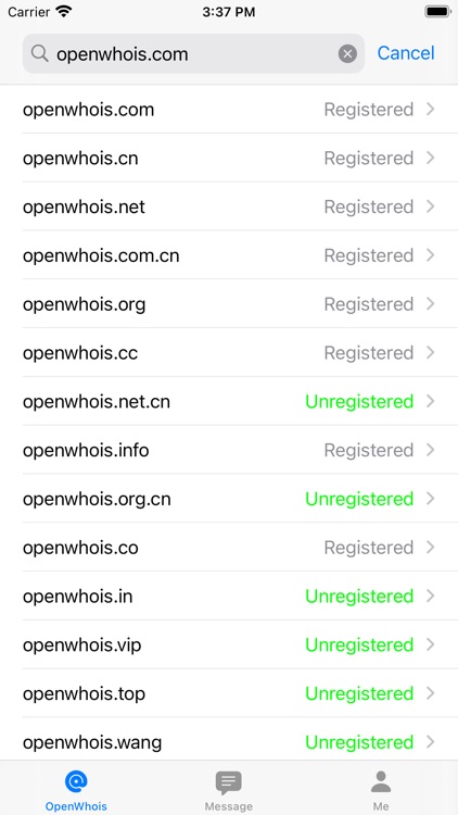 OpenWhois