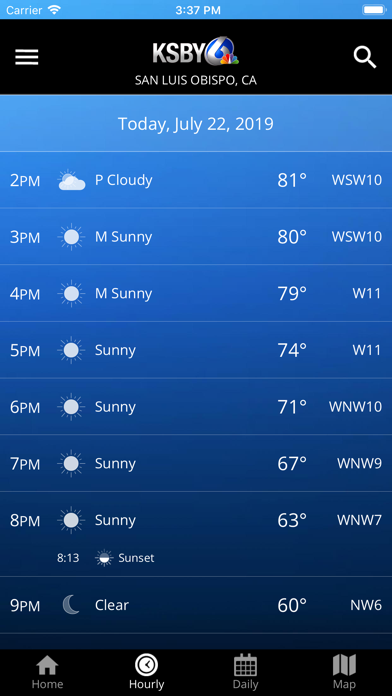 KSBY Microclimate Weather screenshot 3