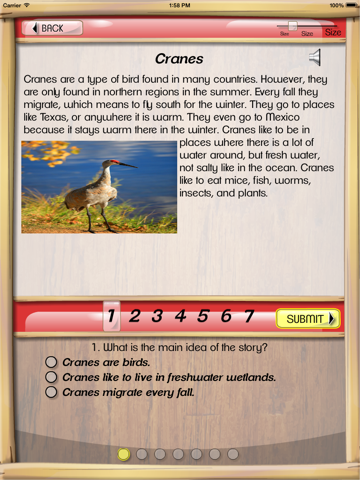 Reading Comprehension– Animals screenshot 3