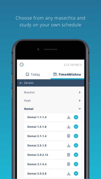 Time4Mishna - Daily Mishnayos screenshot-3