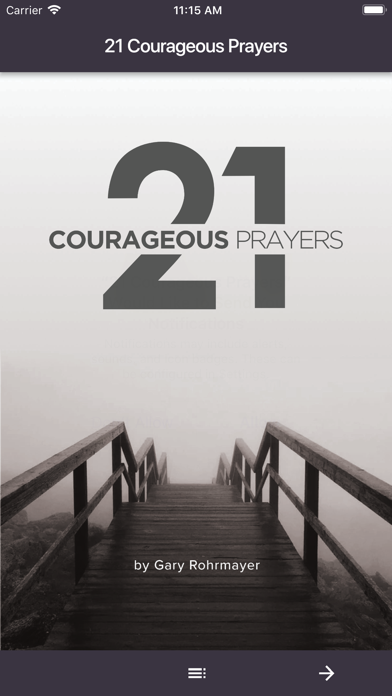 How to cancel & delete 21 Courageous Prayers from iphone & ipad 2