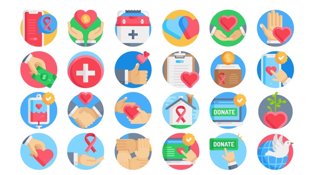 Charity Stickers.