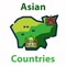 This is the best opportunity to learn Asian Countries with flags, populations and locations