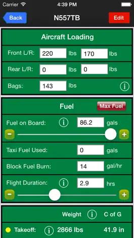 Game screenshot Socata TB Weight and Balance hack