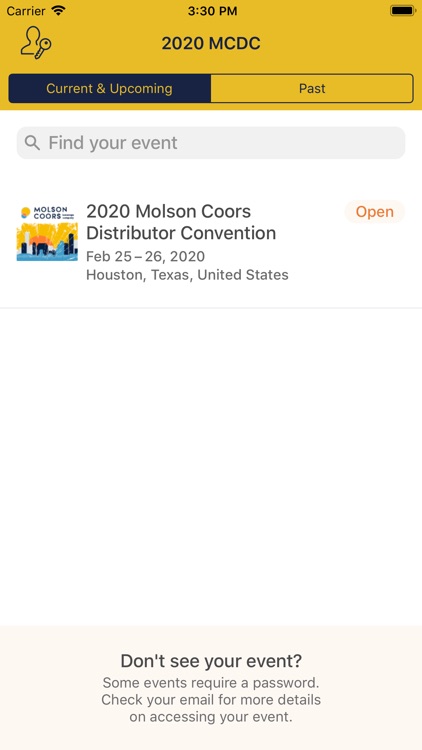 Molson Coors Meetings & Events