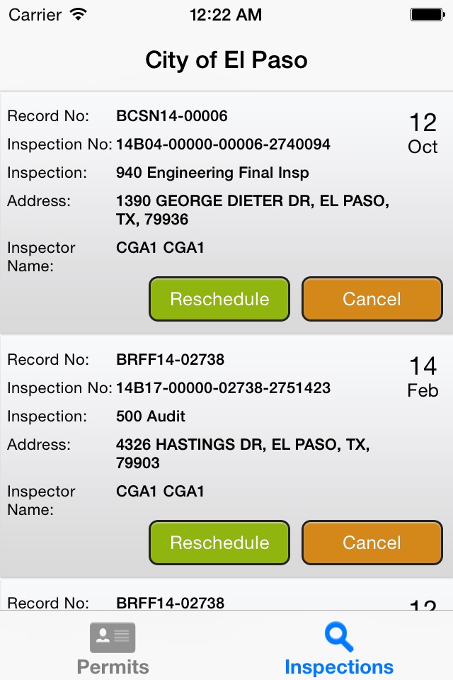 Build El Paso Inspection screenshot 4