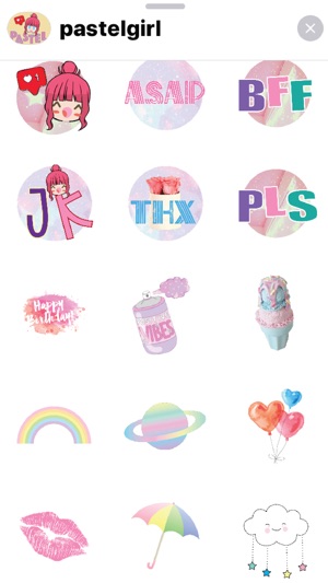 Pastel Girl Stickers(圖4)-速報App