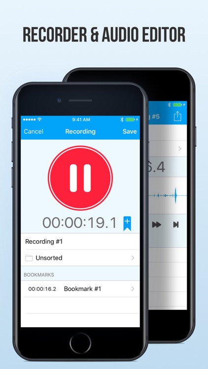 Audio Recorder and Editor