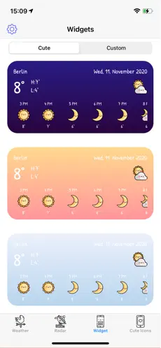 Screenshot 5 CuteWeather: weather widget iphone