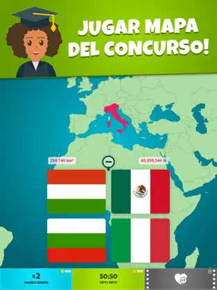 Screenshot 1 Banderas del Mundo 2: Mapa iphone