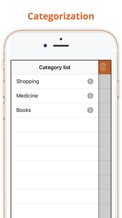 Incart: Simple grocery list