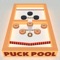 Your goal is to sling and throw all the pucks to the opponent area as fast as you can