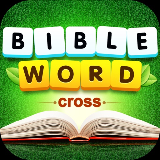 Bible Word Cross Icon