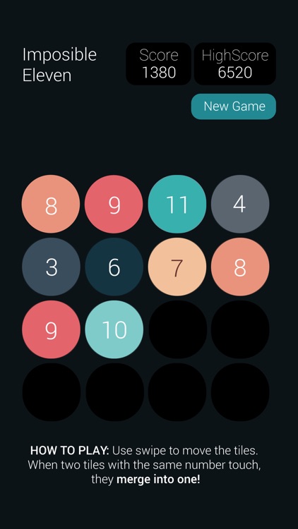 Imposible Eleven Puzzle Game