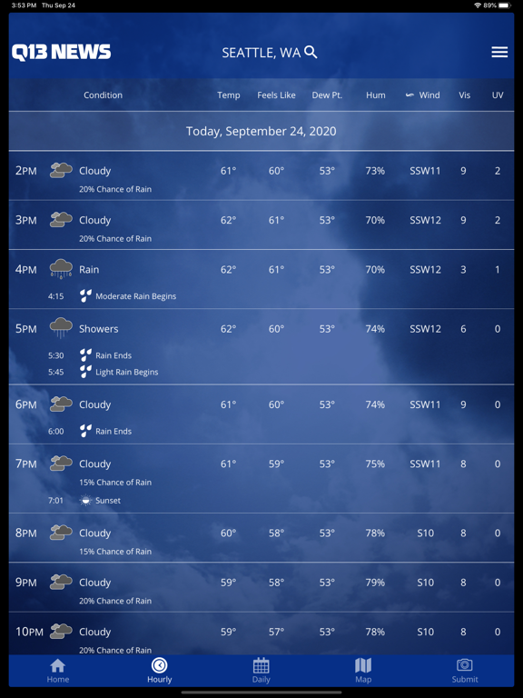 Q13 FOX Seattle: Weather screenshot 2