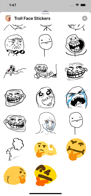 Troll Face Stickers - Memes(圖6)-速報App