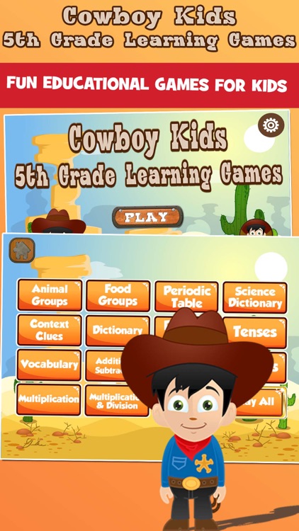 Cowboy 5th Grade Games