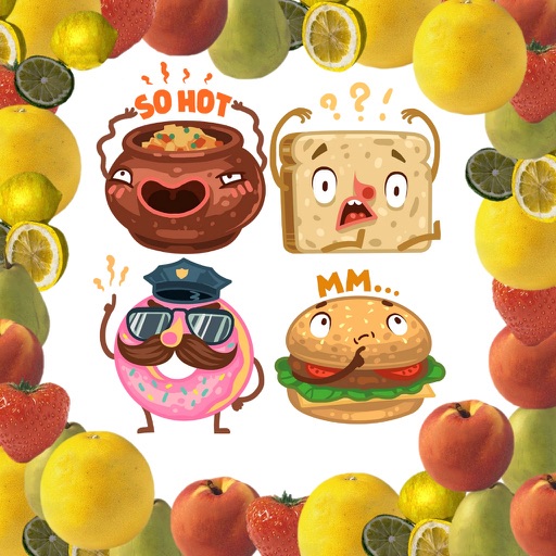 Animated Meals Stickers