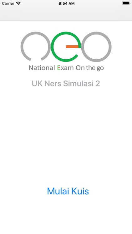 NEO UK NERS: Simulasi 2