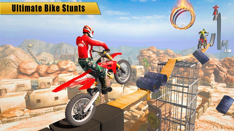 Bike racing megaramp stunts 3D screenshot-3