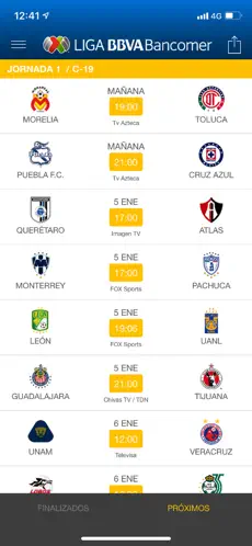 Captura 4 Liga BBVA MX App Oficial iphone