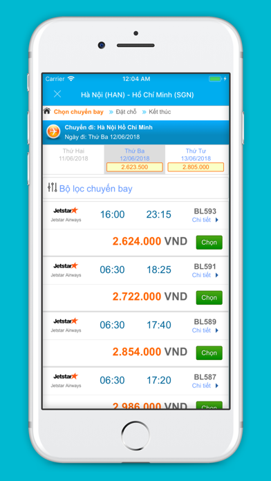 Vlink.vn Mua vé máy bay giá rẻ screenshot 2